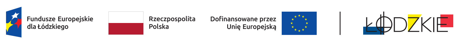 Fundusze Europejskie dla Łódzkiego / Rzeczpospolita Polska / Dofinansowane przez Unię Europejską / Łódzkie